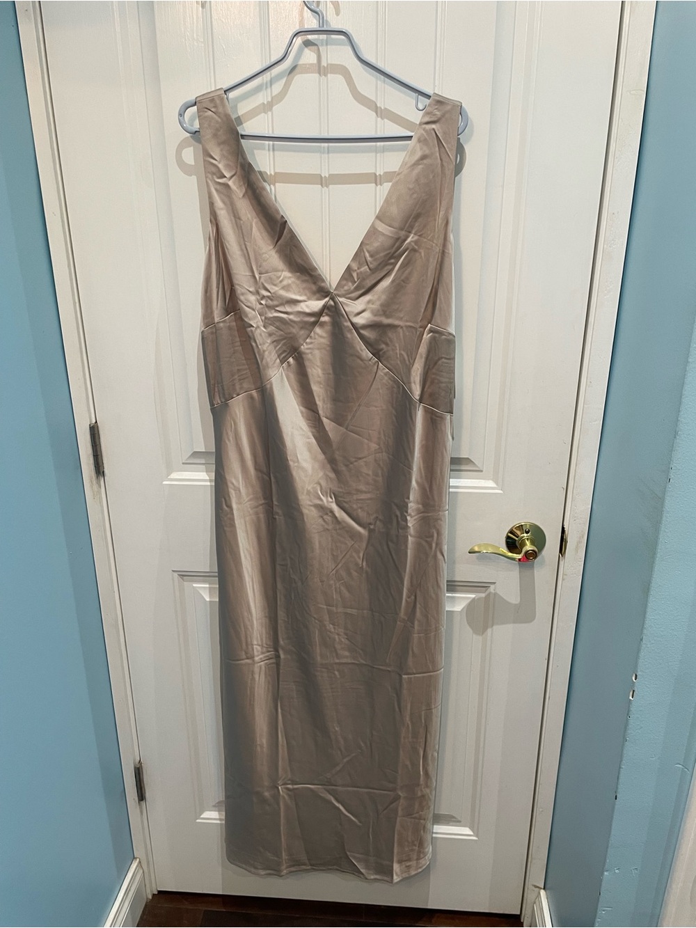 a new day Taupe V-Neck Maxi Slip Dress